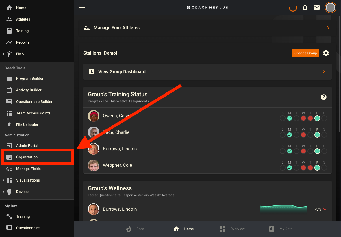 Step 1 - select Organization menu.png