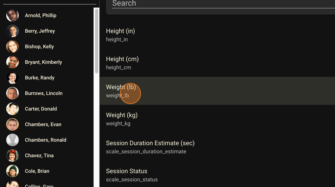 Create custom weight tracking report for specific athlete. - Step 9.png