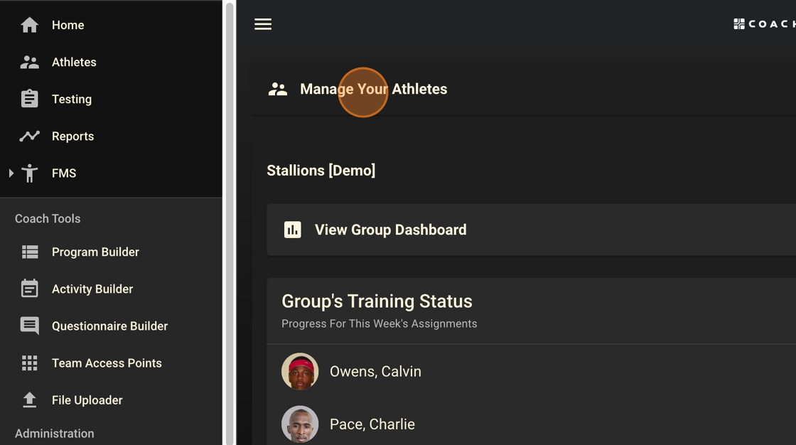Create custom weight tracking report for specific athlete. - Step 2.png