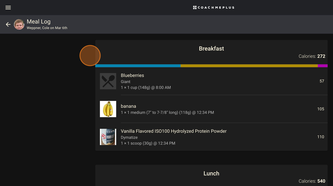 Viewing Caloric and Nutrient Information for Athletes - Step 17.png